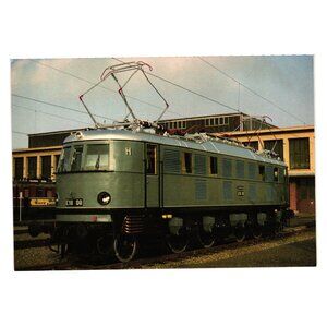 Elektro Schnellzuglokomotive E18 08 Postcard By Reiju German Museum Train Rail